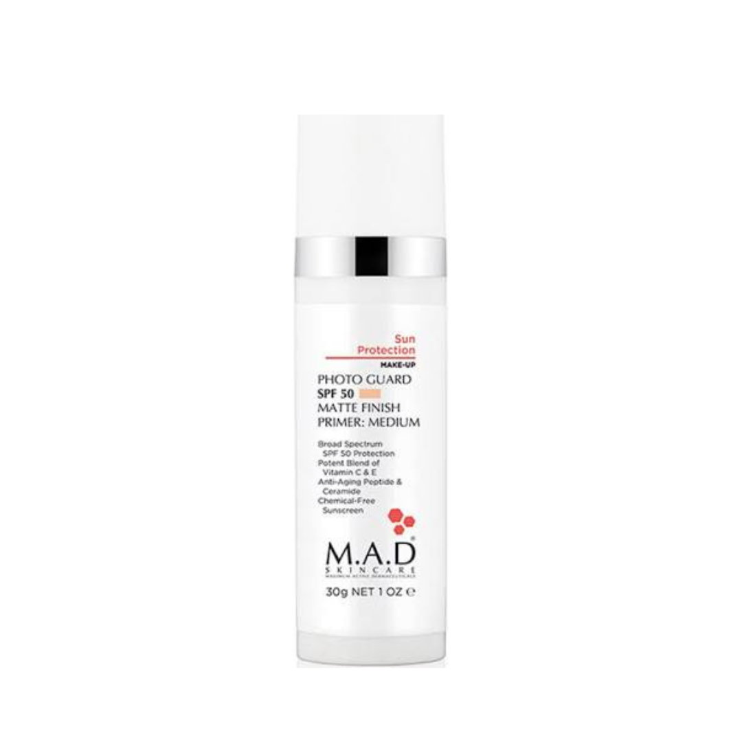 SPF 50 Matte Finish Primer : Medium Tone