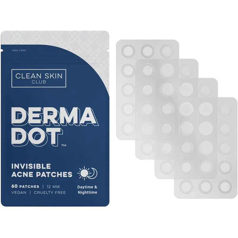 Invisible acne patches